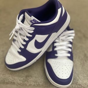 Nike Dunk Low Retro White-Court Purple (Men’s size 10)